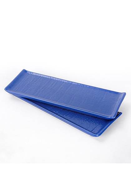 Mat Efe Mavi Doalta Kayk Tabak 33 Cm 2 Adet