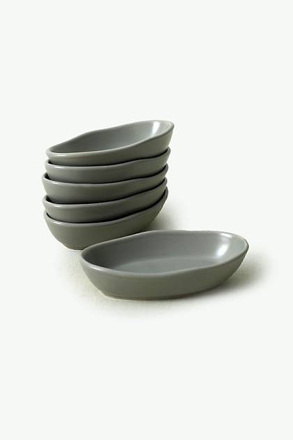 Mat Gri Deniz erezlik / Sosluk 14 Cm 6 Adet 995