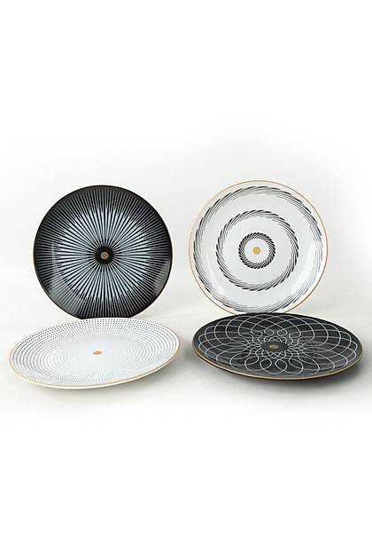 Keraart Nova Servis Taba 25 Cm 4 Adet