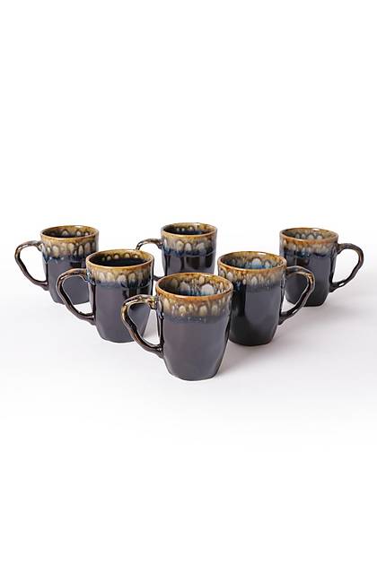 Shizen Siyah Organik Kupa 10 Cm 6 Adet Q29