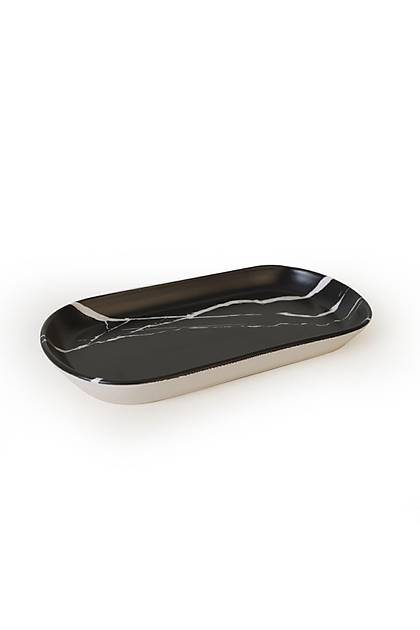 Keraart Mermer Noyan Kayk Tabak 28 Cm 2 Adet 17950-51