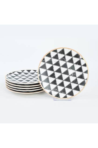 Trigon Marble Pasta Taba 20 Cm 6 Adet - 18765