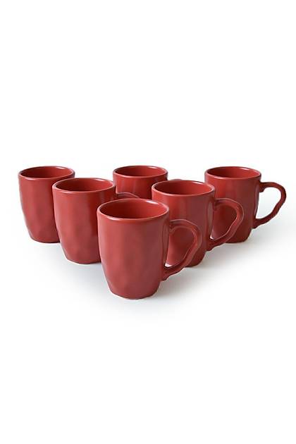 Mat Krmz Organik Kupa 10 Cm 6 Adet 975