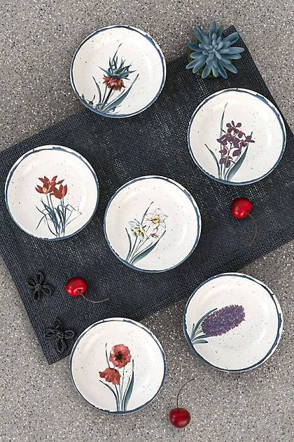 Keraart Anatolian Flowers Halka erezlik/Sosluk 13 Cm 6 Adet - 256/261