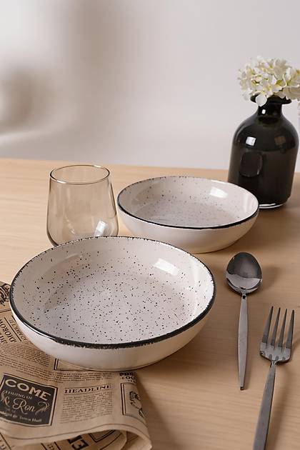 Krem Ephesus Yemek / Salata Taba�� 20 Cm 2 Adet 23381