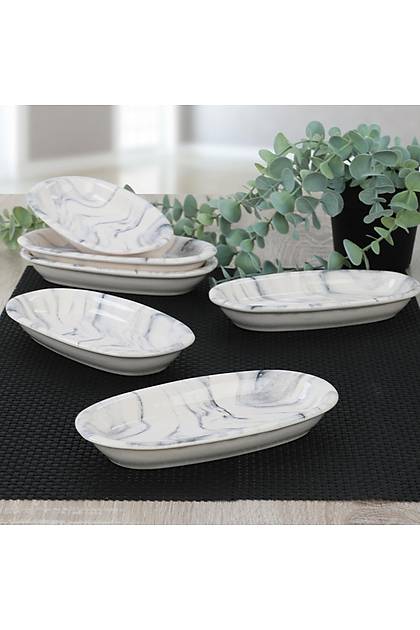 Mermer Hitit Kayk Tabak 6 Adet 16 Cm - 20118