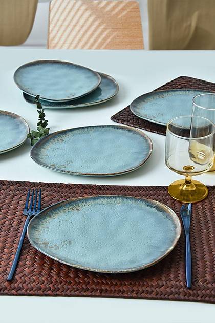 Reaktif Turkuaz Trior Pasta Taba 23 Cm 6 Adet 19013