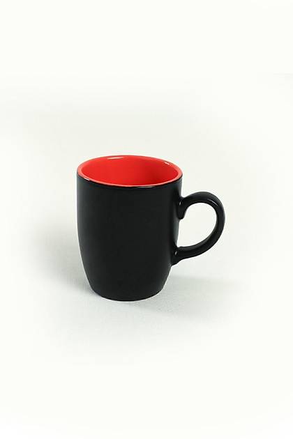 Mat Siyah/Turuncu Bulut Kupa 9 Cm 6 Adet 956/200