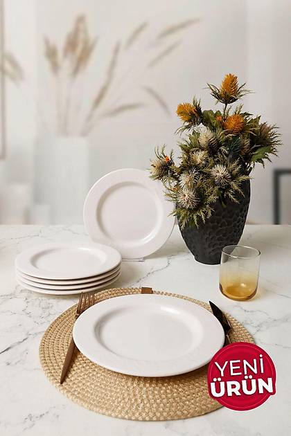 Floral Waves Yemek Takm 24 Para 6 Kiilik 22668-71