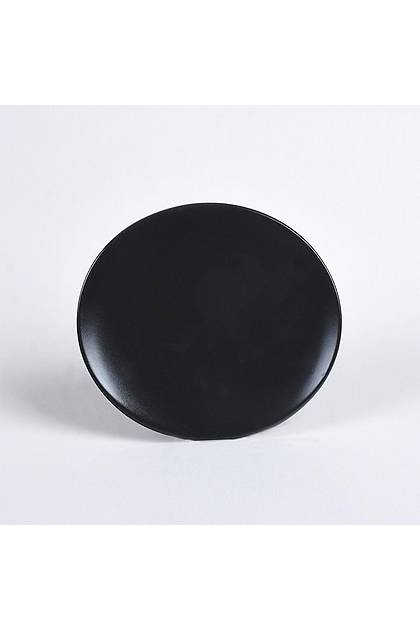 Oval Mat Siyah Yemek Takm 24 Para 6 Kiilik