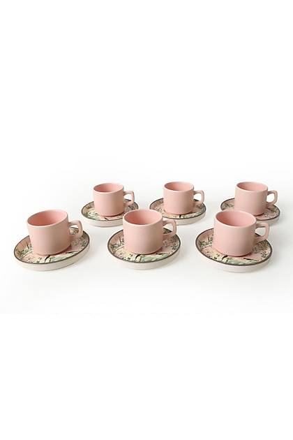 Pink Woods Stackable ay Takm 12 Para 6 Kiilik 22641