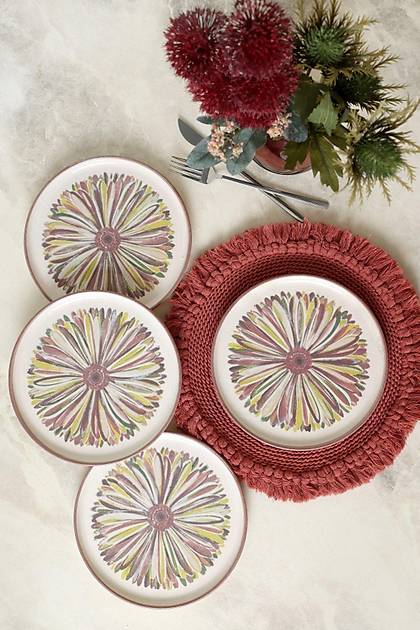 Serene Flower Nordc Pasta Taba 22 Cm 4 Adet 22983