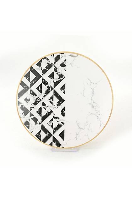 Keraart Trigon Marble Servis Taba 25 Cm 4 Adet - 18765-66-67-68