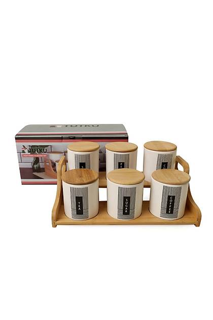 Bambu Standl 6 Para Baharat Seti Tutku 1403