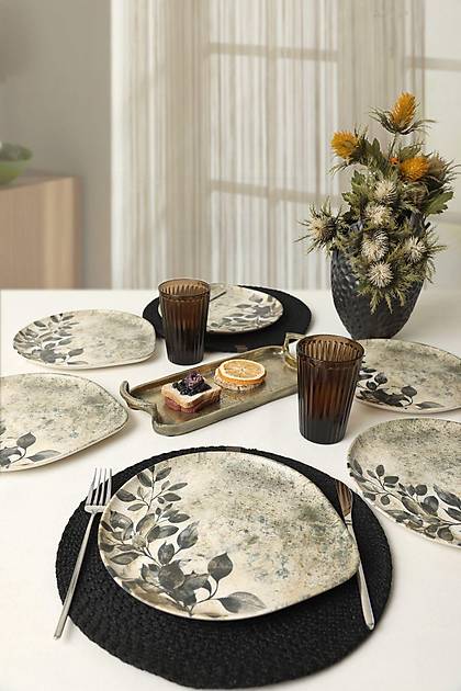 Forest Rustle Serenity Servis Taba 27 Cm 6 Adet 23008