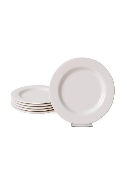 Beyaz yonya Pasta Taba 22 Cm 6 Adet 006