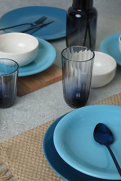 Blue Mix Yemek Takm 18 Para 6 Kiilik 031-413-420