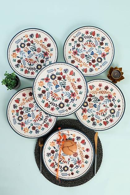 Keraart Springtime Servis Taba 26 Cm 6 Adet - 19558
