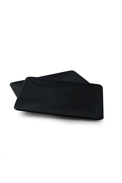 Siyah Siera Kayk Tabak 31*21 Cm 2 Adet 650