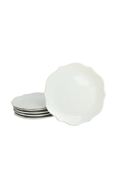 Beyaz Romeo Servis Taba 26 Cm 6 Adet - 004