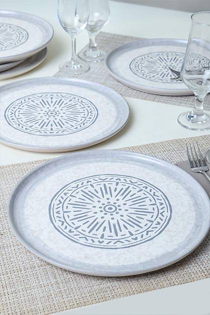 Keraart Stone Nordic Servis Taba 28 Cm 6 Adet 21427