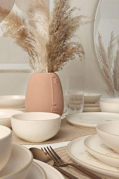 Taupe Bloom Nordc Yemek Takm 24 Para 6 Kiilik 22519-20-28-29