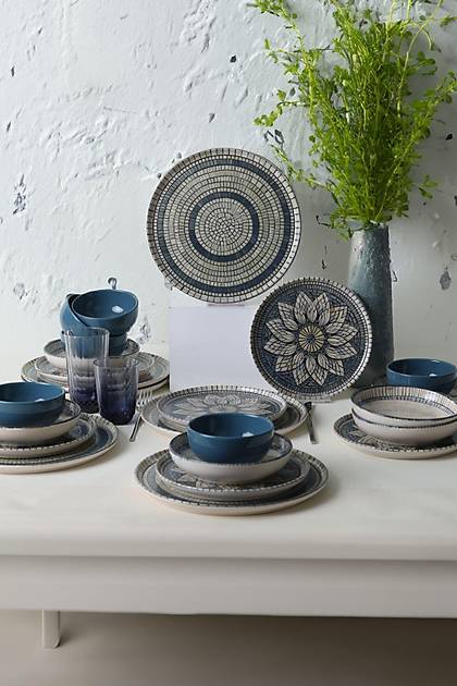 Keraart Mosaic Marvels Yemek Takm 24 Para 6 Kiilik 21619-20-21
