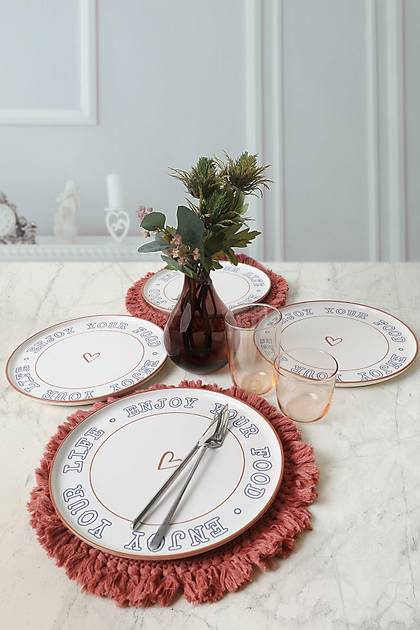 Enjoy Your Food Nordic Servis Taba 28 cm 4 Adet 22973