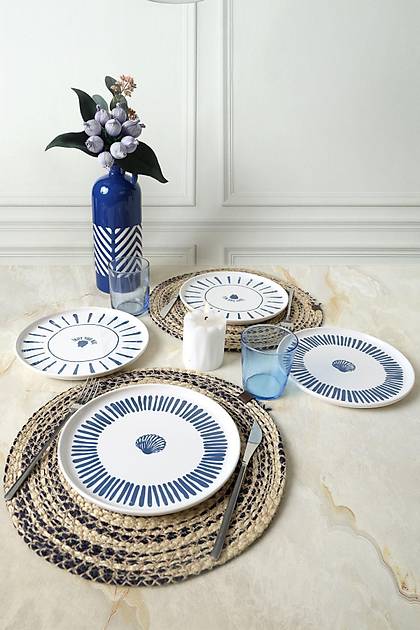 Ocean Muse Nordc Pasta Taba 22 Cm 4 Adet 22953-54