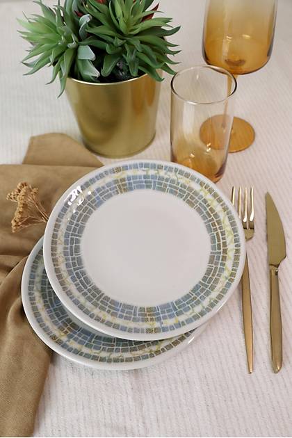 Mosaica Stoneware Pergamon Pasta Taba�� 20 Cm 6 Adet 22825