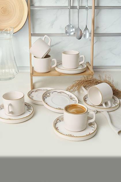 Bronze Bloom  Stackable ay Takm 12 Para 6 Kiilik