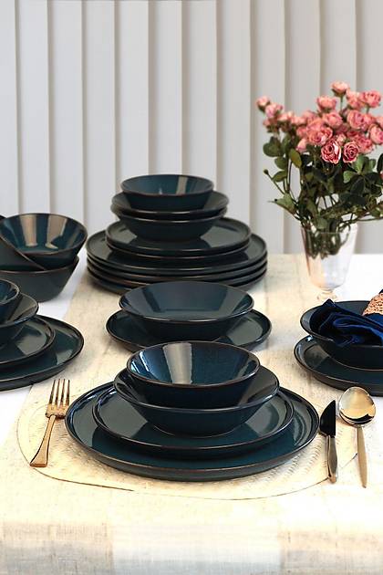Lapis Yemek Takm 24 Para 6 Kiilik - Q08