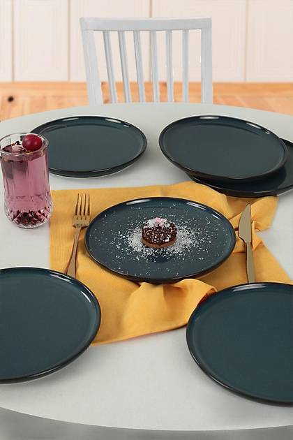 Nordic Lapis Pasta Taba 22 Cm 6 Adet