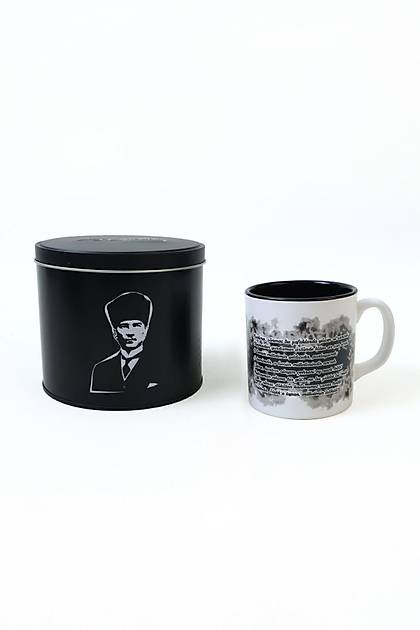 Keraart stiklal Mar zel Teneke Kutulu Atatrk Kupa 10 Cm