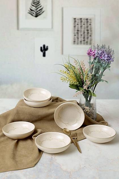 Taupe Bloom Halka erezlik / Sosluk 13 Cm 6 Adet 22528