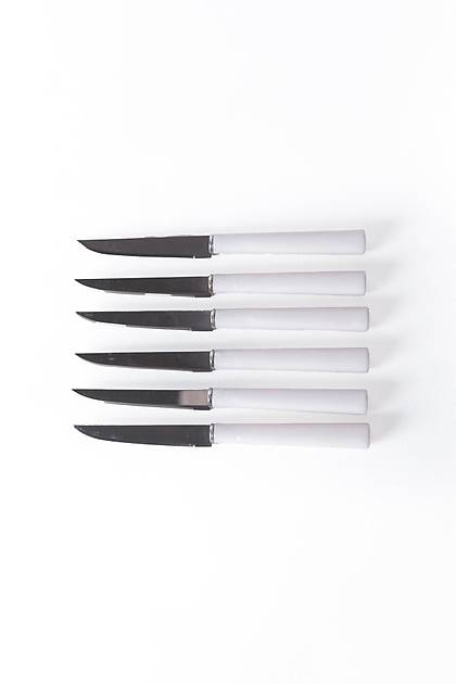 Fru�t Kn�fe Beyaz B��ak Seti 6 Par�a