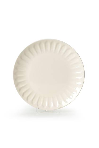 Krem Badem Servis Taba 27 Cm 6 Adet