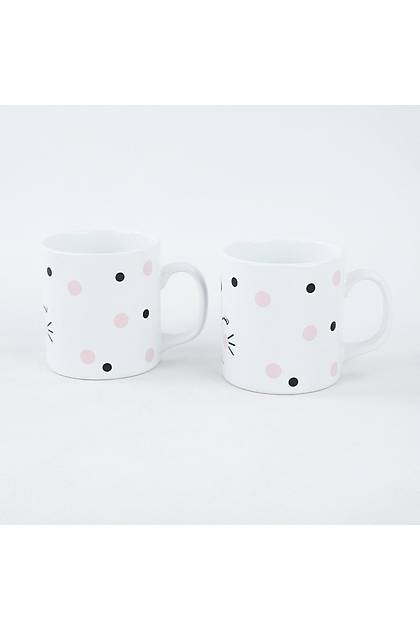 Kitty Tie Kupa 9 Cm 2 Adet