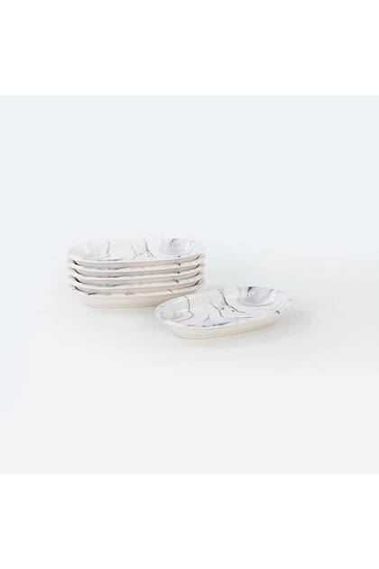 Mermer Hitit Kayk Tabak 6 Adet 16 Cm - 20118