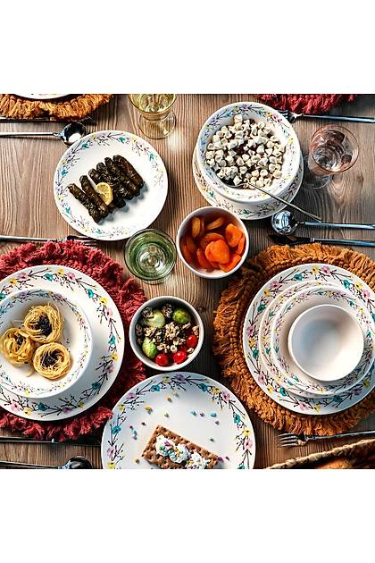 Tomurcuk Yemek Takm 24 Para 6 Kiilik