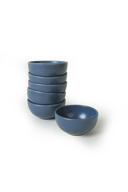 Mat Mavi Bulut Mini erezlik / Sosluk 8 Cm 6 Adet 399