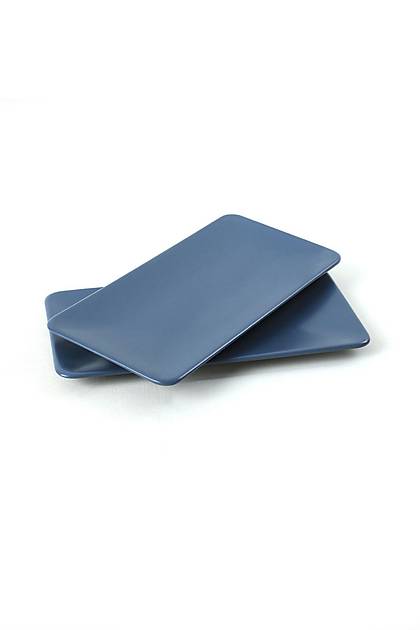 Mat Mavi Siera Kayk Tabak 33 Cm 2 Adet