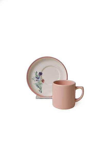 Elegant Blossoms Pembe Kahve Takm 4 Para 2 Kiilik 21793