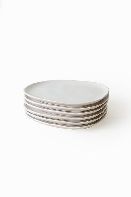 Mat Beyaz Tetra Pasta Taba 23 Cm 6 Adet