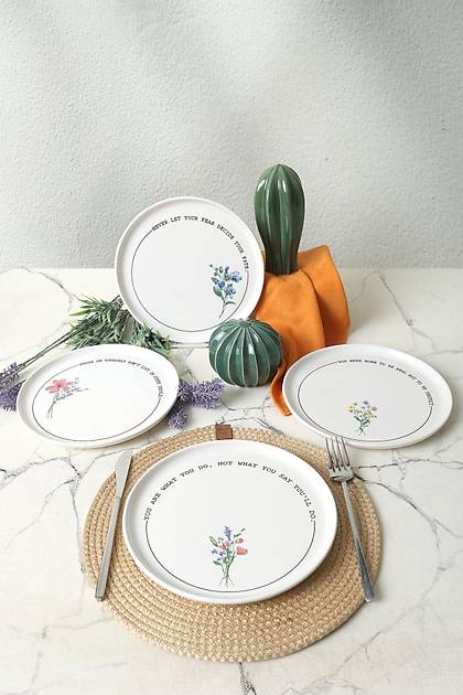 Motto Bloom Nordc Pasta Taba 22 Cm 4 Adet 22806-07-08-09