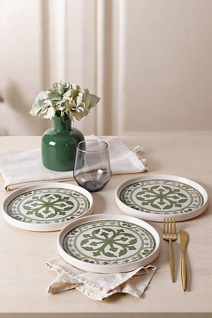 Timeless Green Stackable Pasta Taba�� 21 Cm 4 Adet 21974