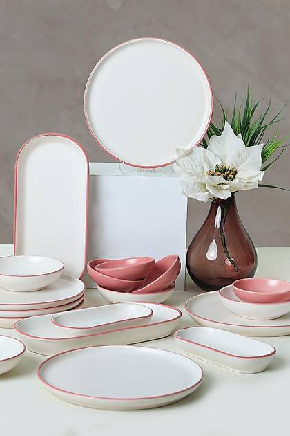 Line Pink Kahvalt Takm 18 Para 6 Kiilik 20000