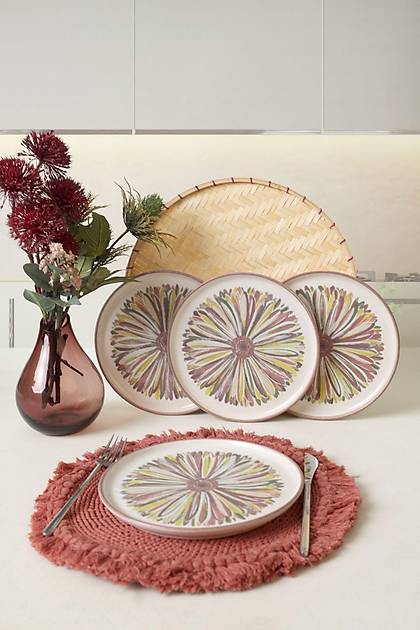 Serene Flower Nordc Pasta Taba 22 Cm 4 Adet 22983