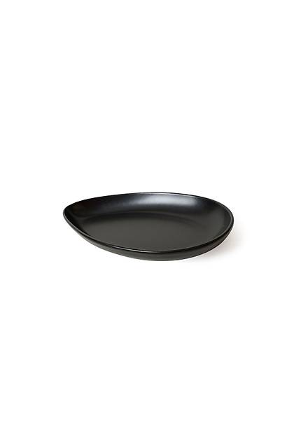 Mat Siyah Serenity Kayk Tabak 24 Cm 2 Adet 956