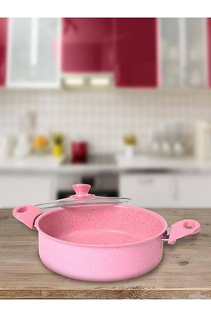 Granit Karnyark Tenceresi Pembe 26 cm